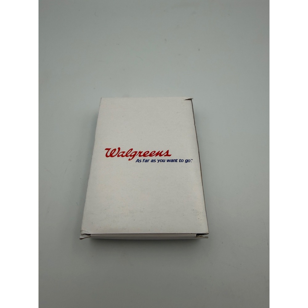 Vintage Walgreens Promotional Playing Cards Deck Corporate Advertising Logo Box